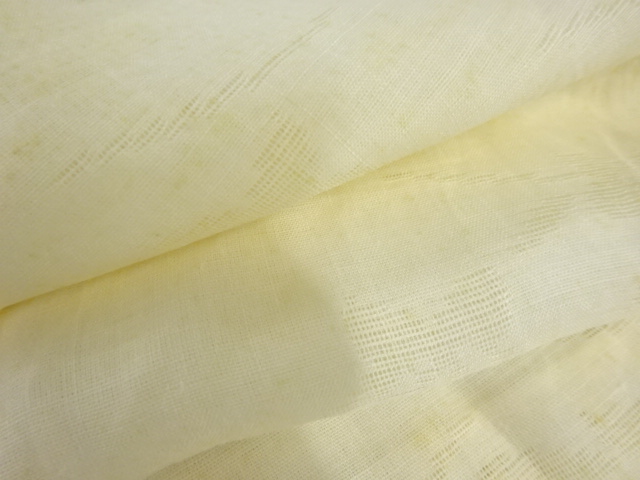 アンティーク 本麻すかし織桔梗模様長襦袢